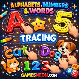 Alphabets, Numbers & Words Tracing