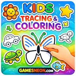 Kids Tracing, Coloring